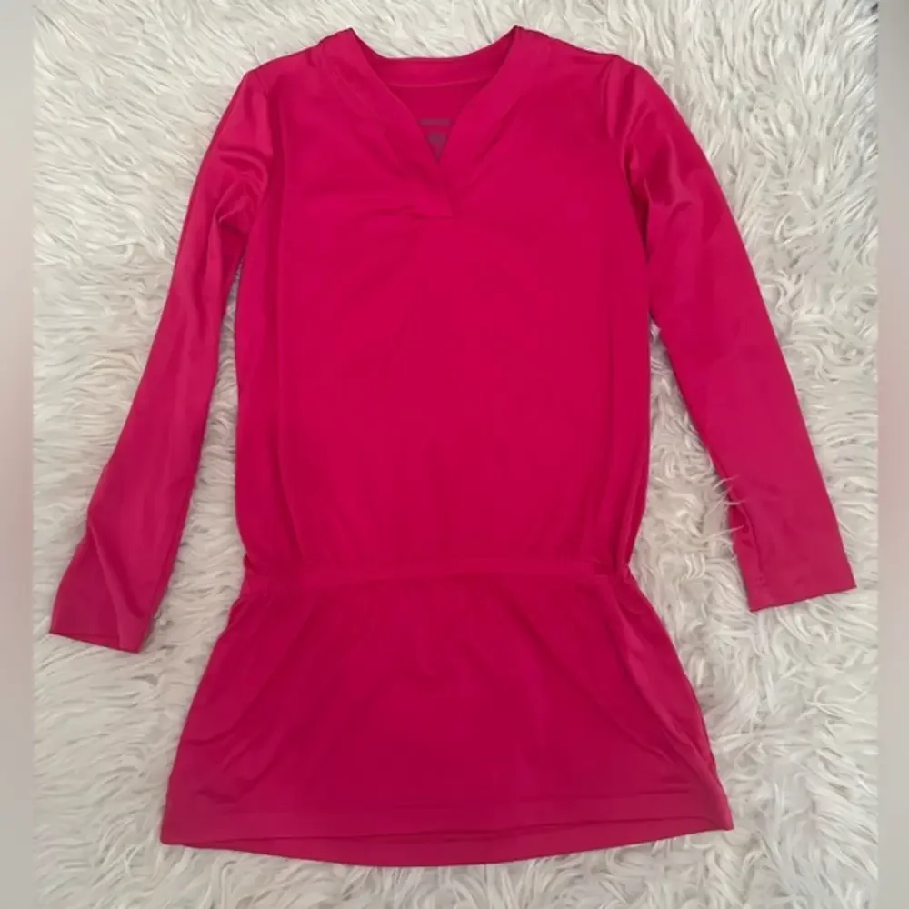 Patagonia Girls‎ Size Medium(10) Bathing Suit Cover Up/Dress Barbie Hot Pink